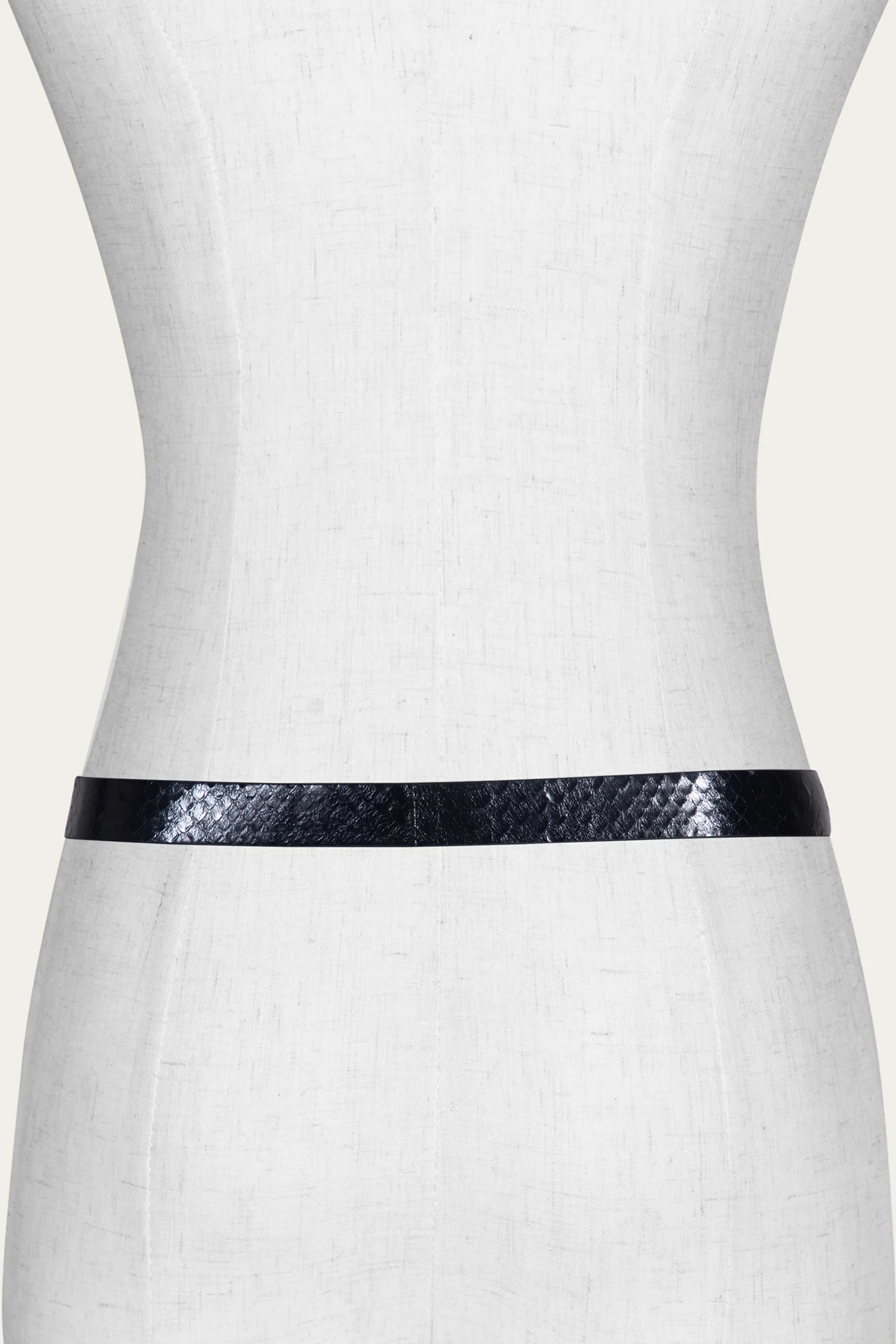 25 Mm Horseshoe Buckle Belt With Python - Image 5