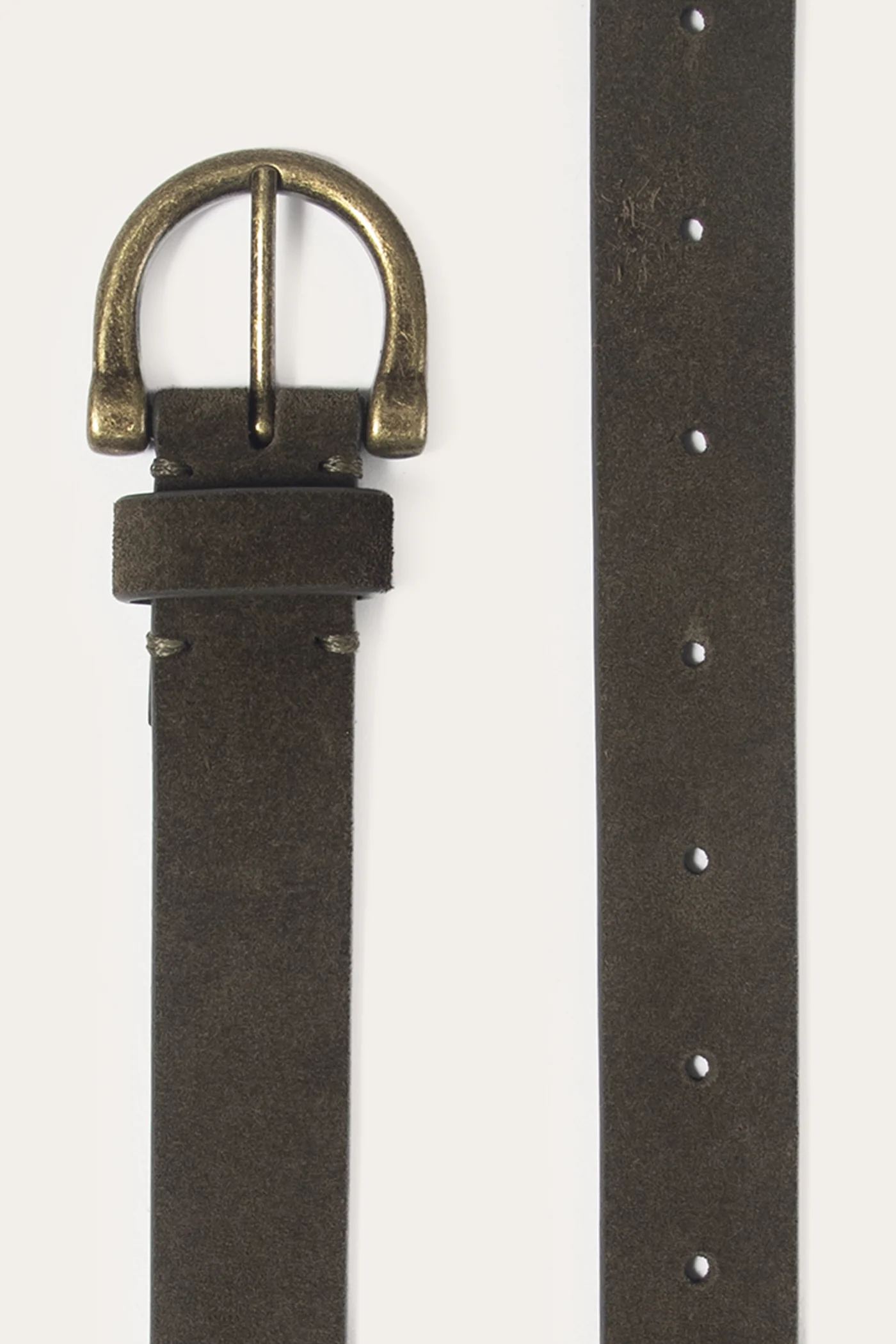 25mm Suede Horseshoe Buckle Belt - Image 3