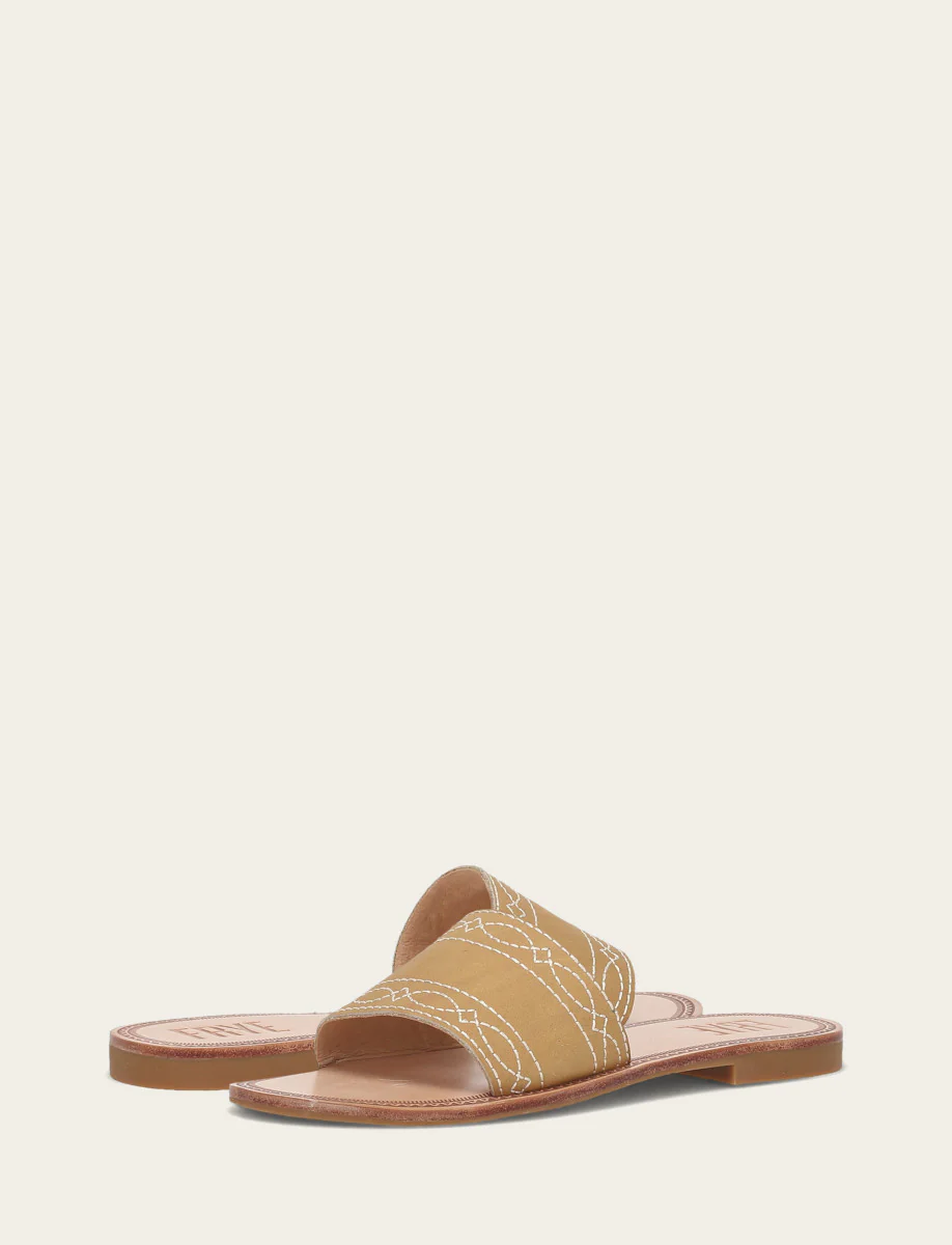 Ava Woodstock Slide - Frye Found - Image 4