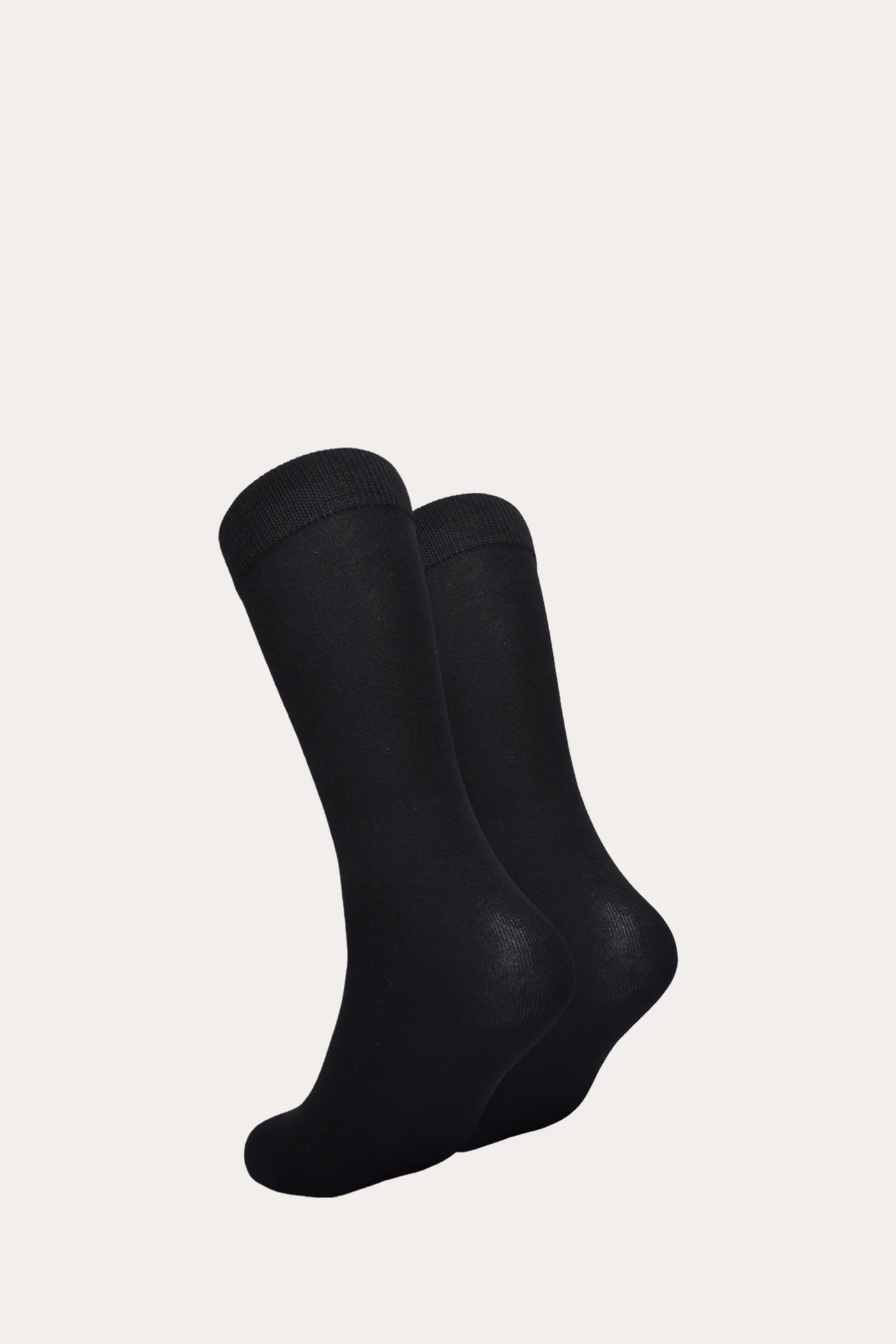 Bamboo Boot Sock 2 Pack - Black - Image 4