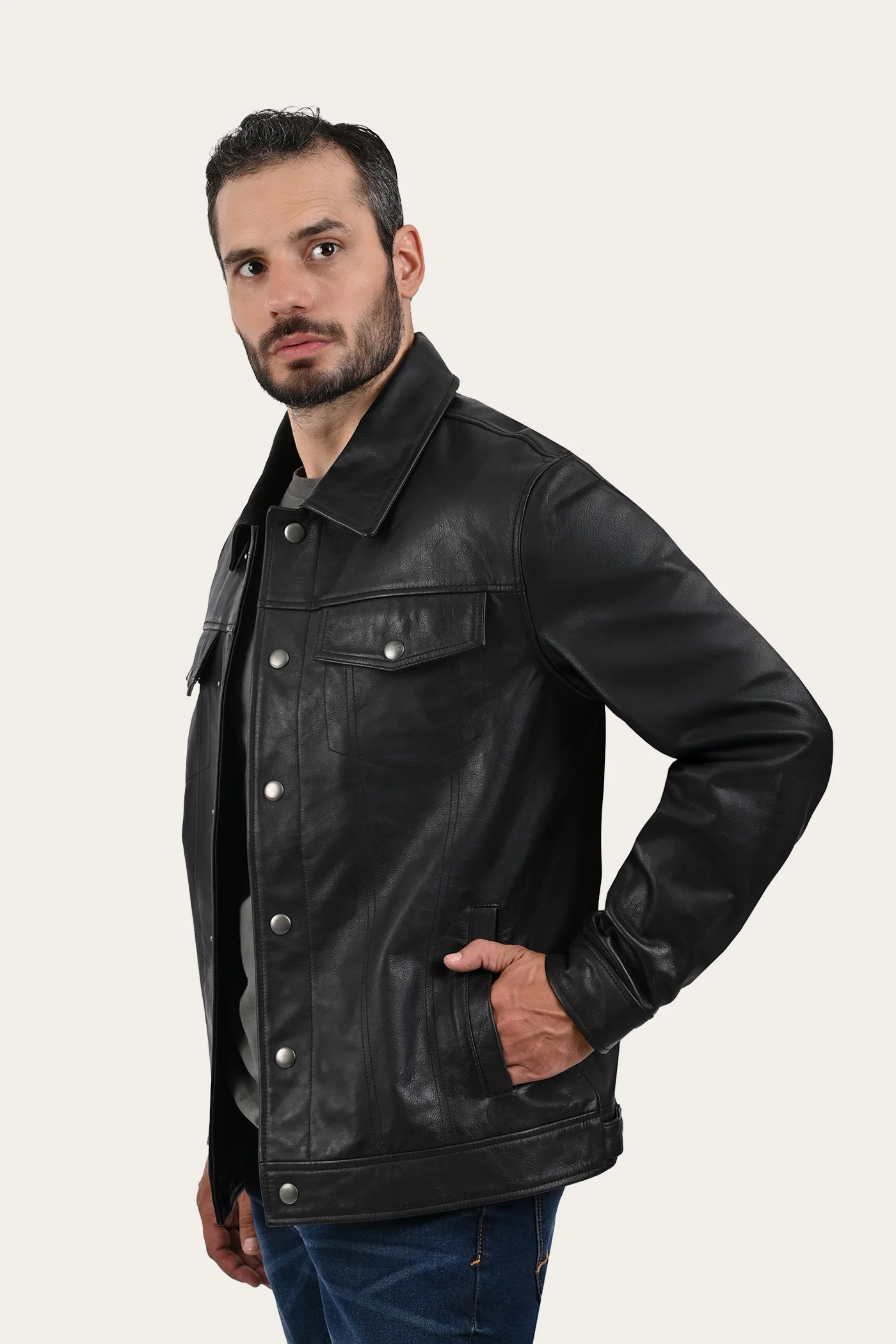 Baxter Trucker Jacket - Image 4