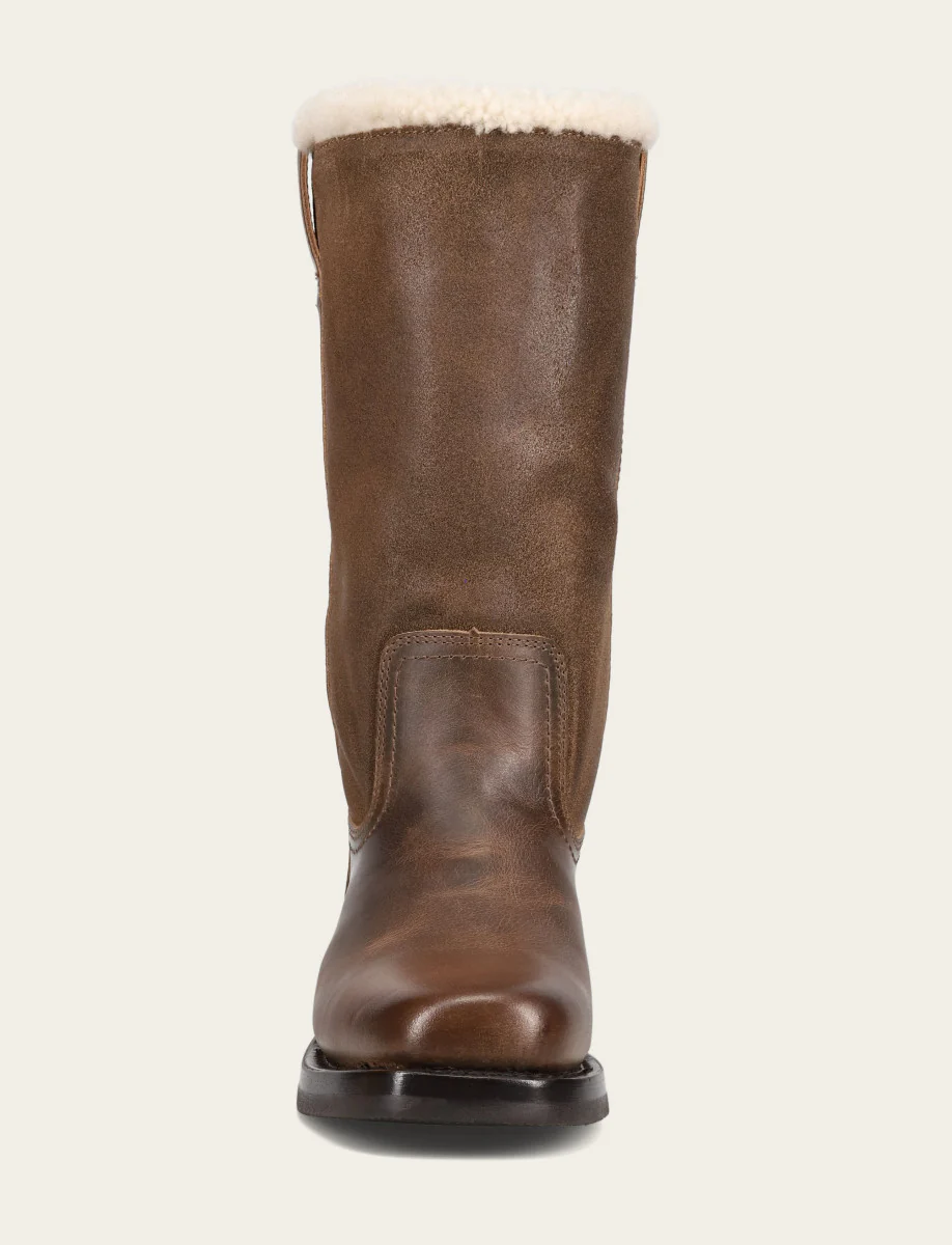 Campus Low Heel Mid Shearling Boot - Image 5