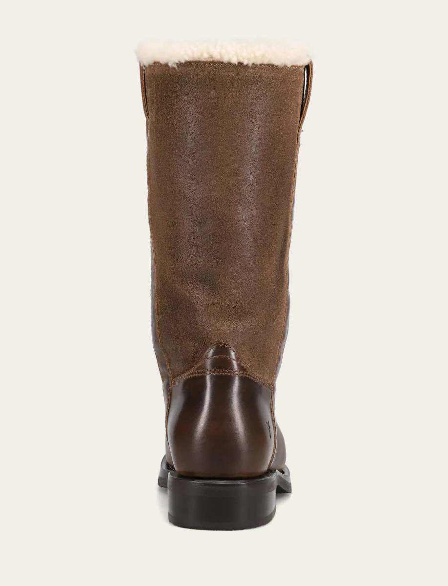 Campus Low Heel Mid Shearling Boot - Image 6