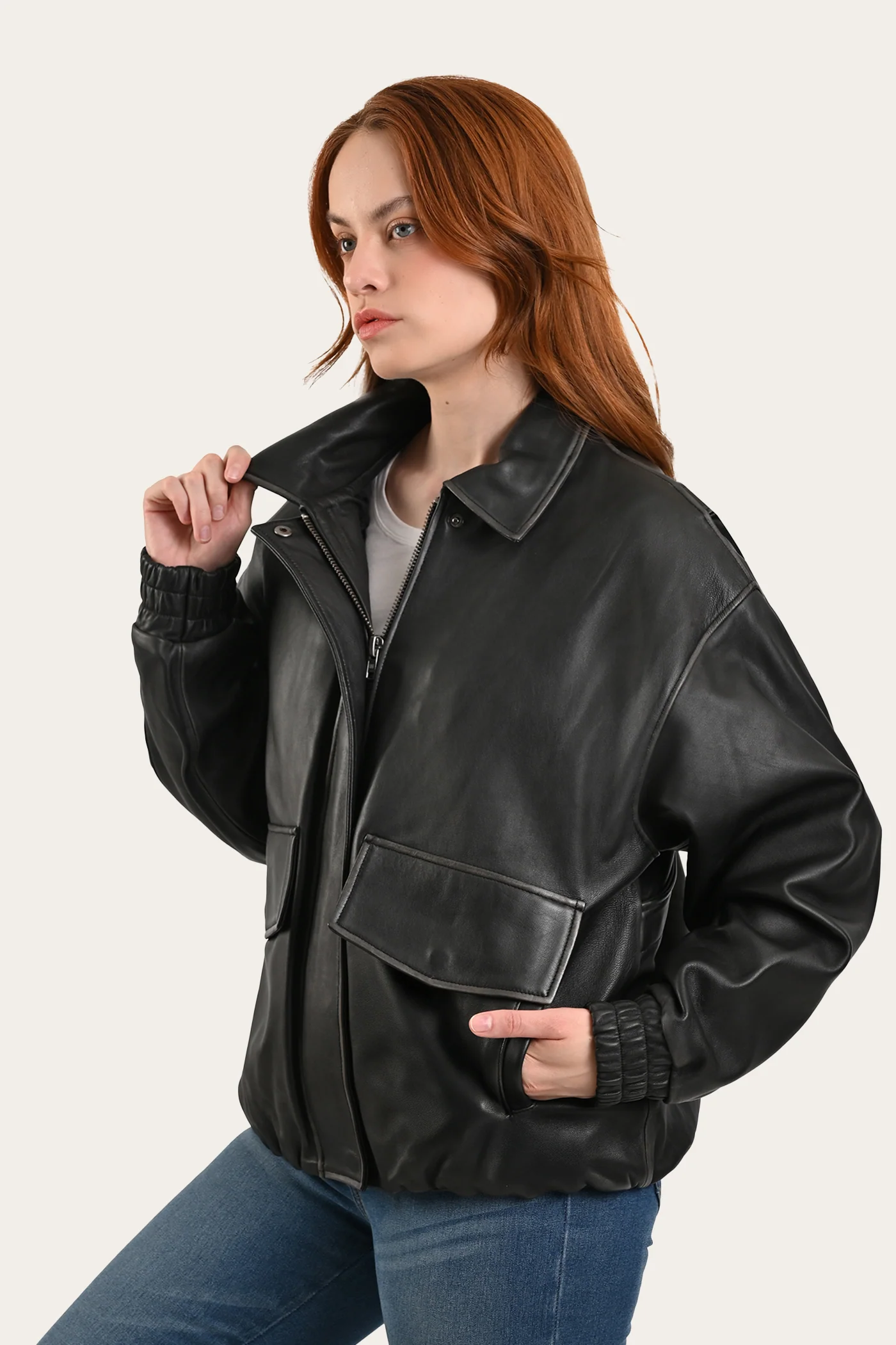 Harper Oversized Bomber - Image 4