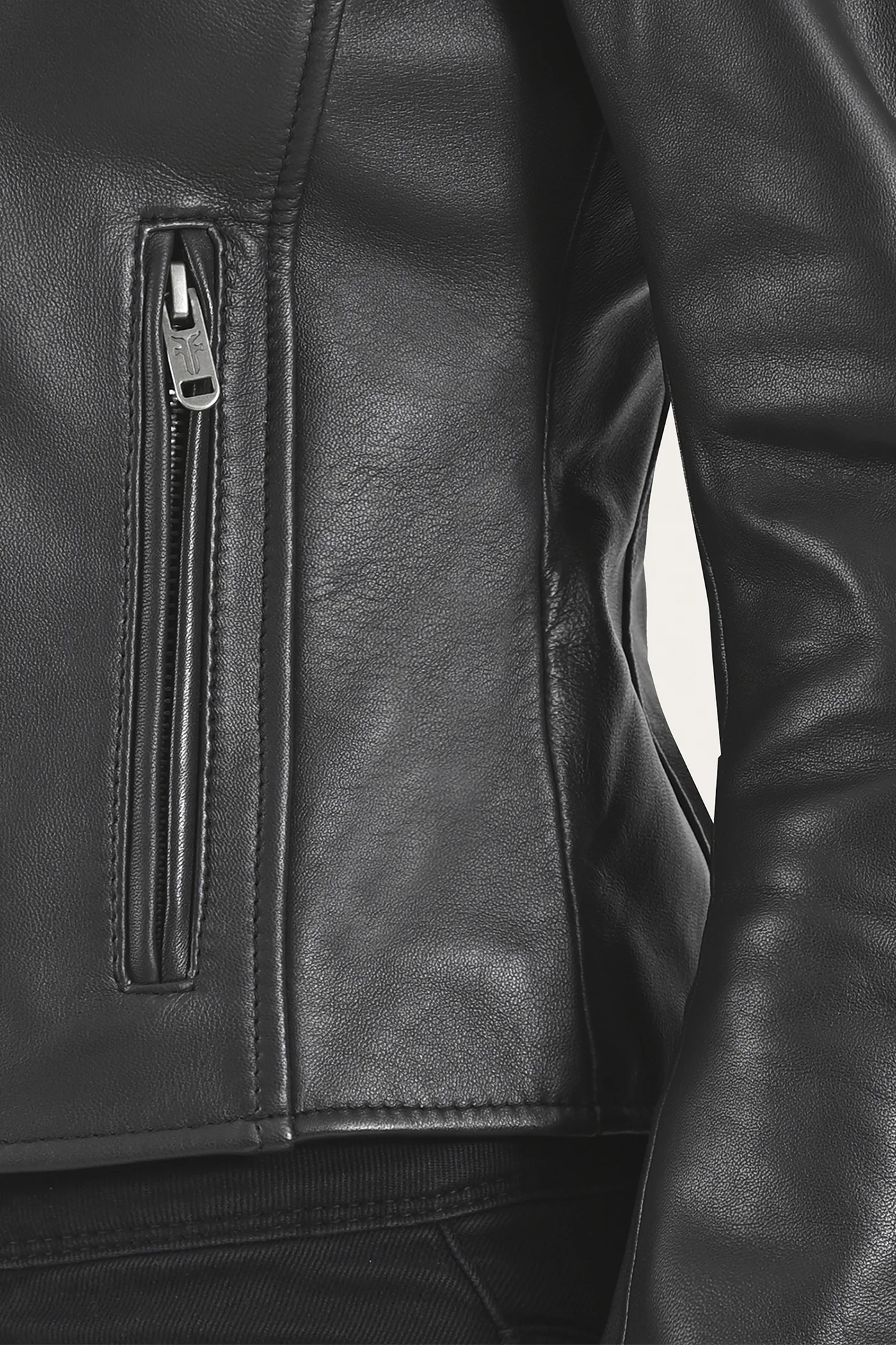 Heathe Leather Jacket - Image 7
