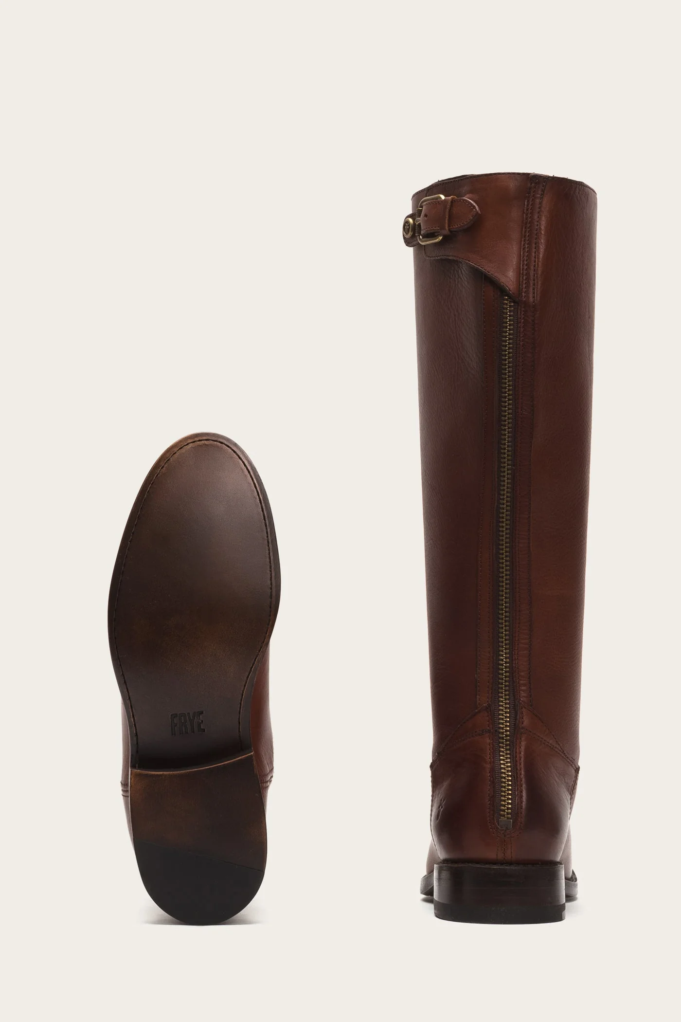 Jayden Buckle Back Zip Wide Calf - Pre-Loved - Image 4