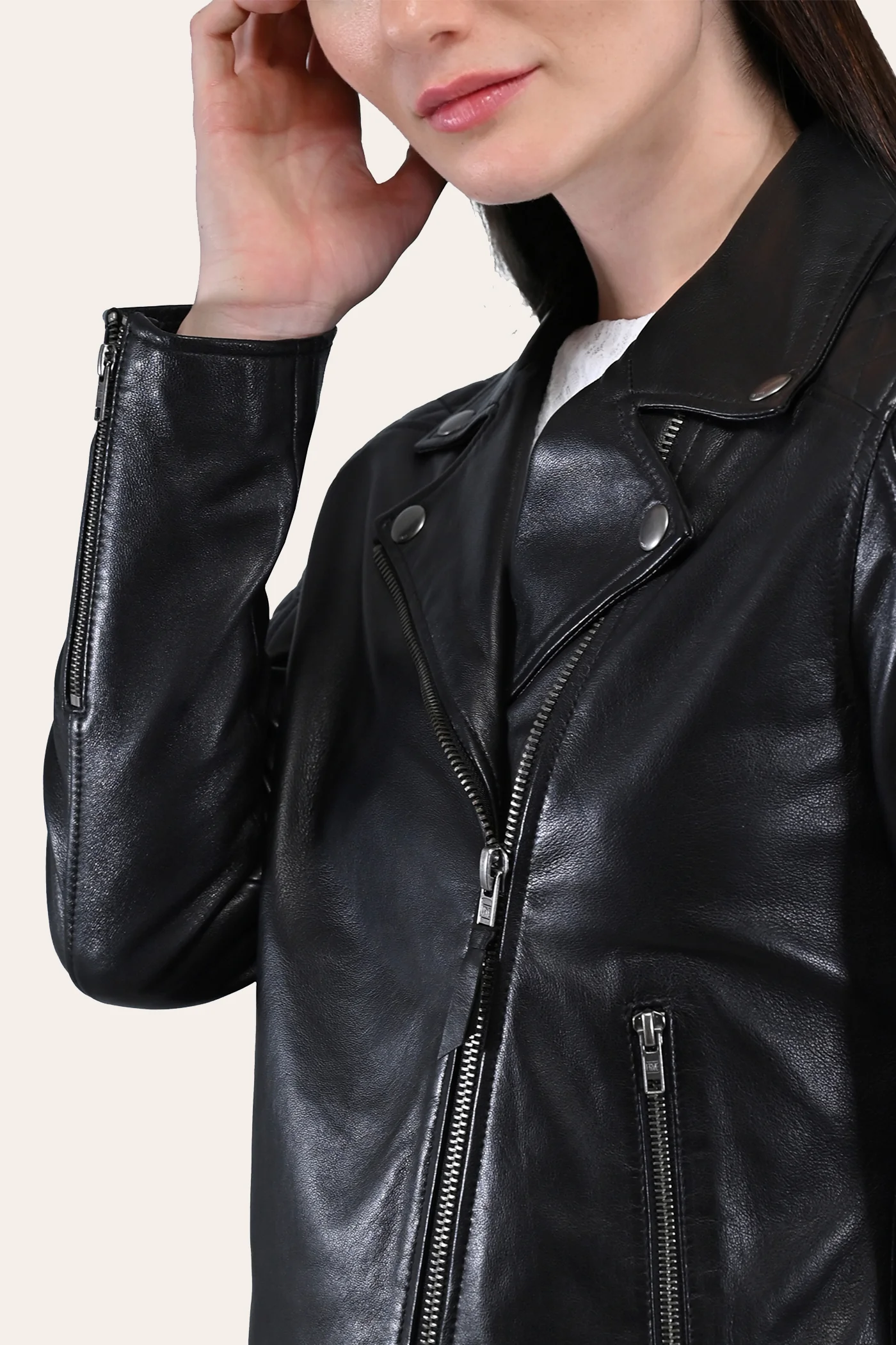 Oklahoma Biker Jacket - Image 6