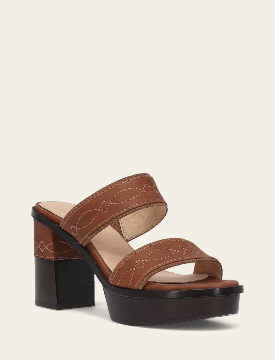 Pipa Woodstock 2 Band Platform Sandal - Frye Found - Image 2