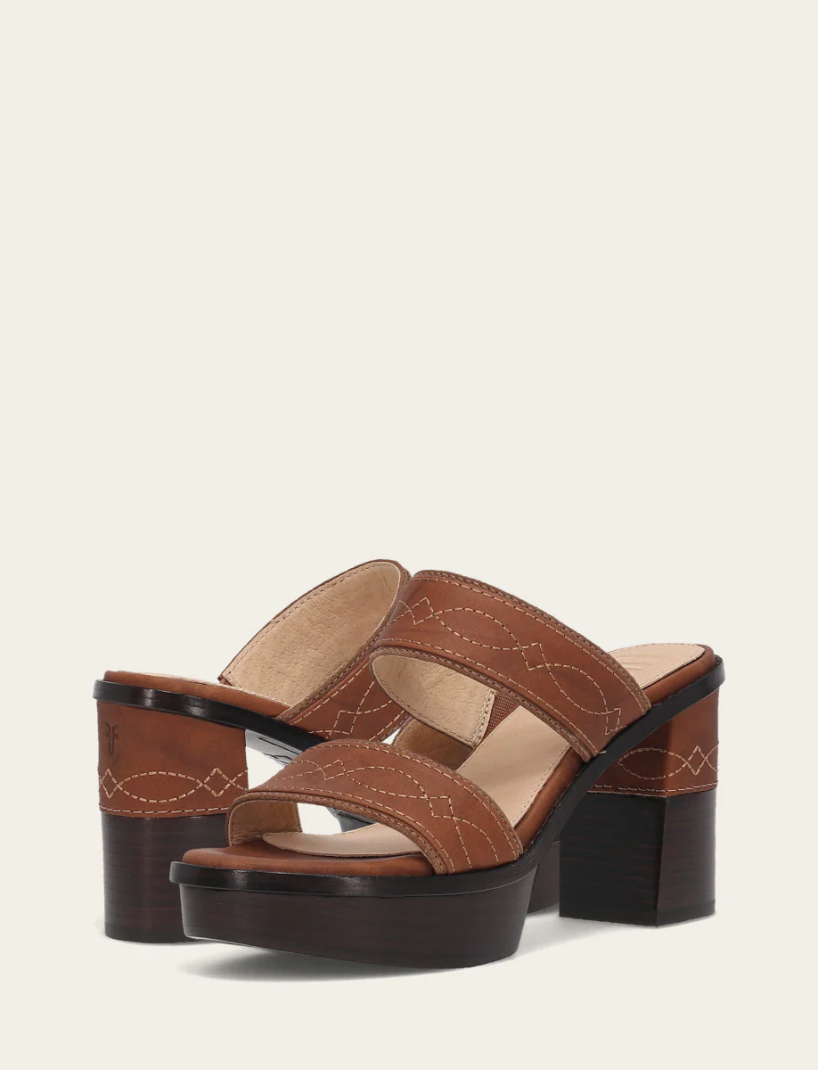 Pipa Woodstock 2 Band Platform Sandal - Frye Found - Image 4