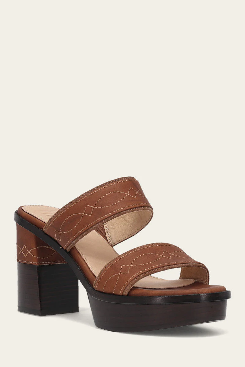 Pipa Woodstock 2 Band Platform Sandal - Pre-Loved - Image 2