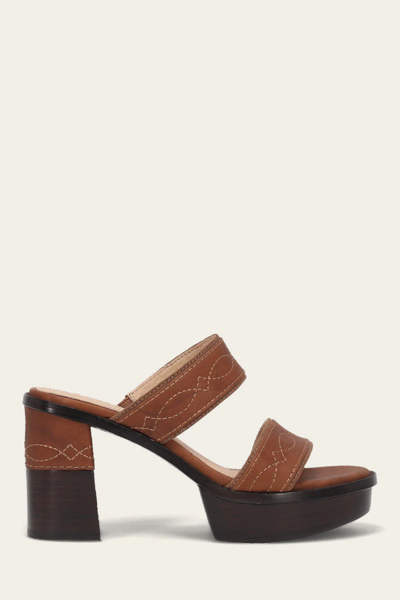 Pipa Woodstock 2 Band Platform Sandal - Pre-Loved - Image 3