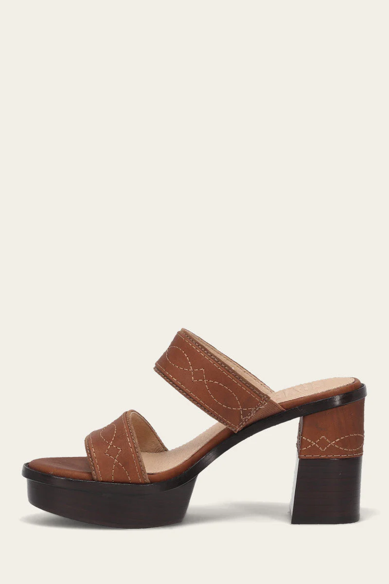 Pipa Woodstock 2 Band Platform Sandal - Pre-Loved - Image 4