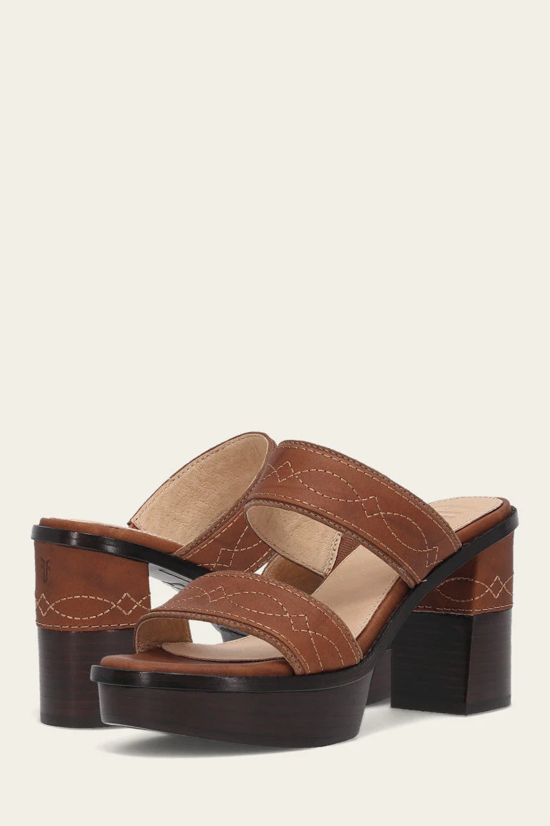 Pipa Woodstock 2 Band Platform Sandal - Pre-Loved - Image 5