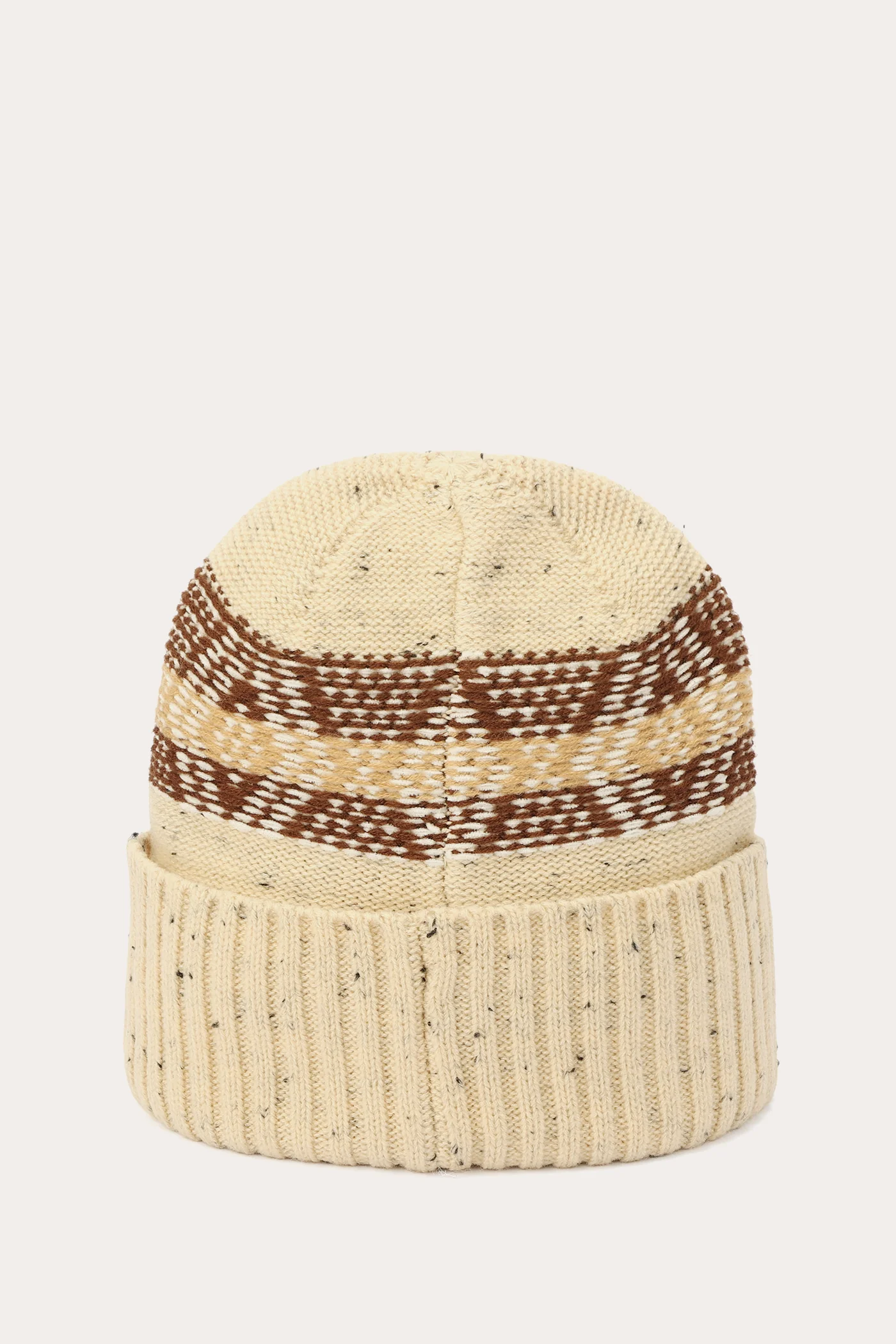 Tweed Fair Isle Cuff Hat - Image 3