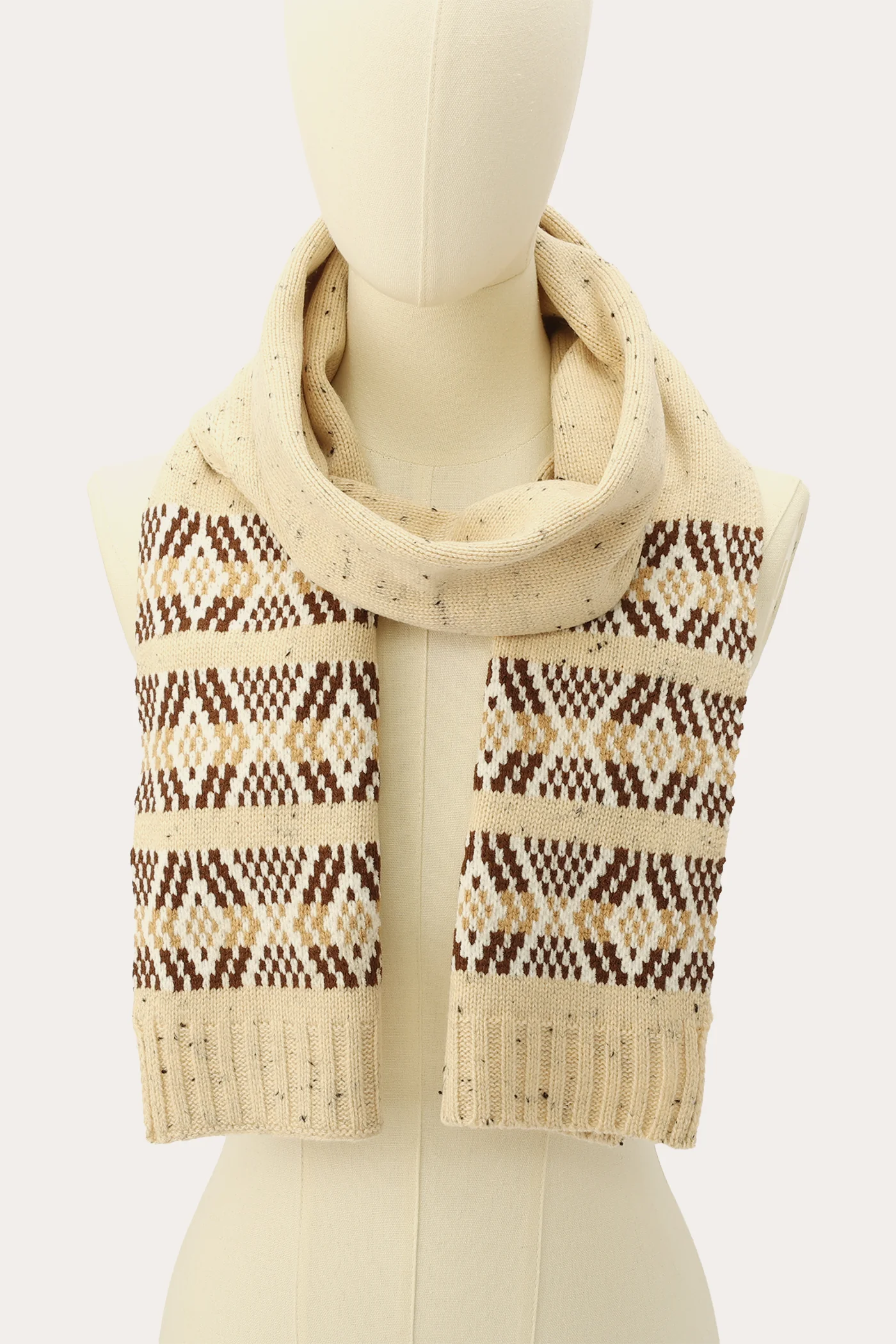 Tweed Fair Isle Scarf - Image 5
