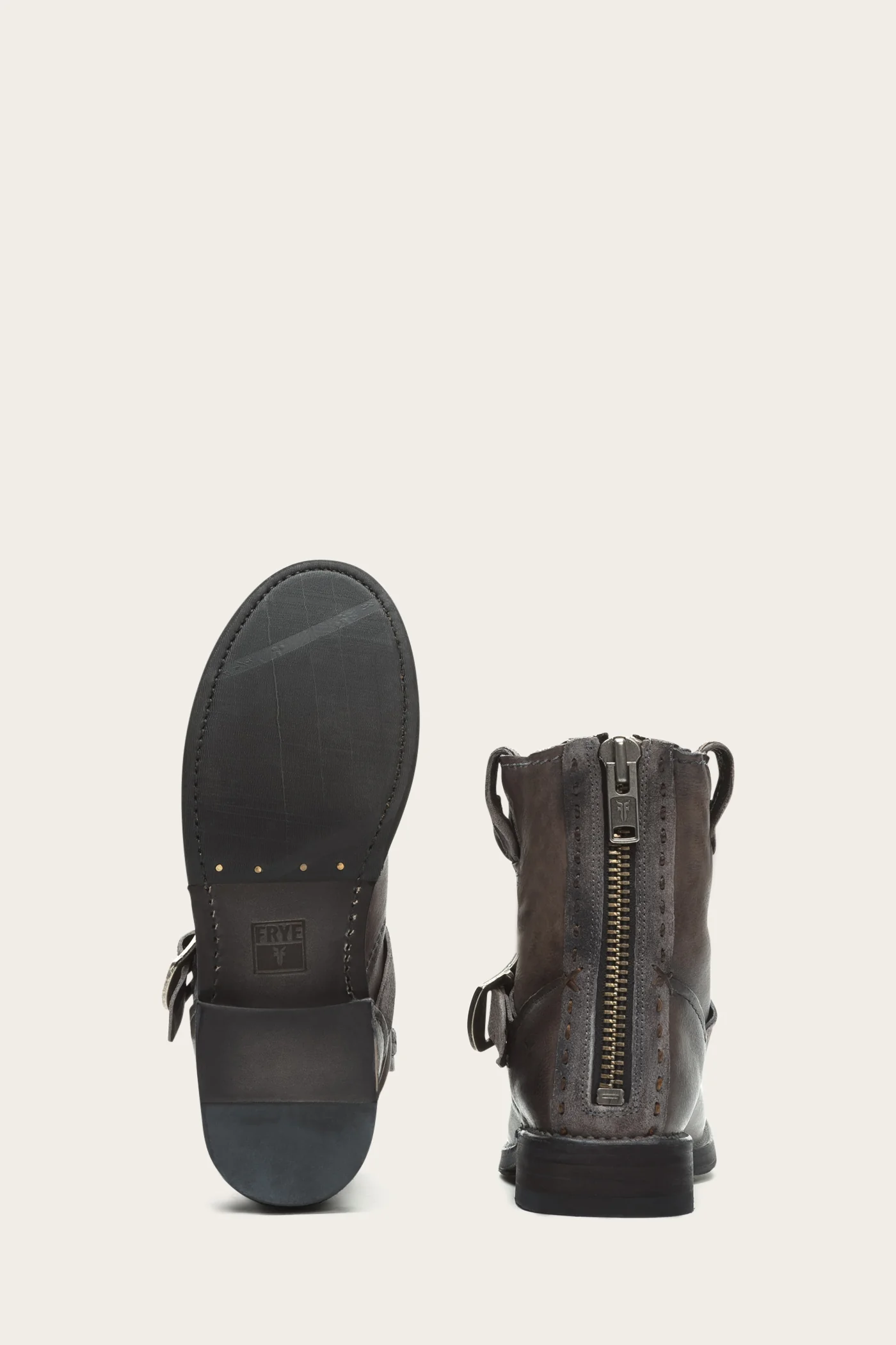 Vicky Artisan Back Zip - Charcoal / 9 - Pre-Loved - Image 4