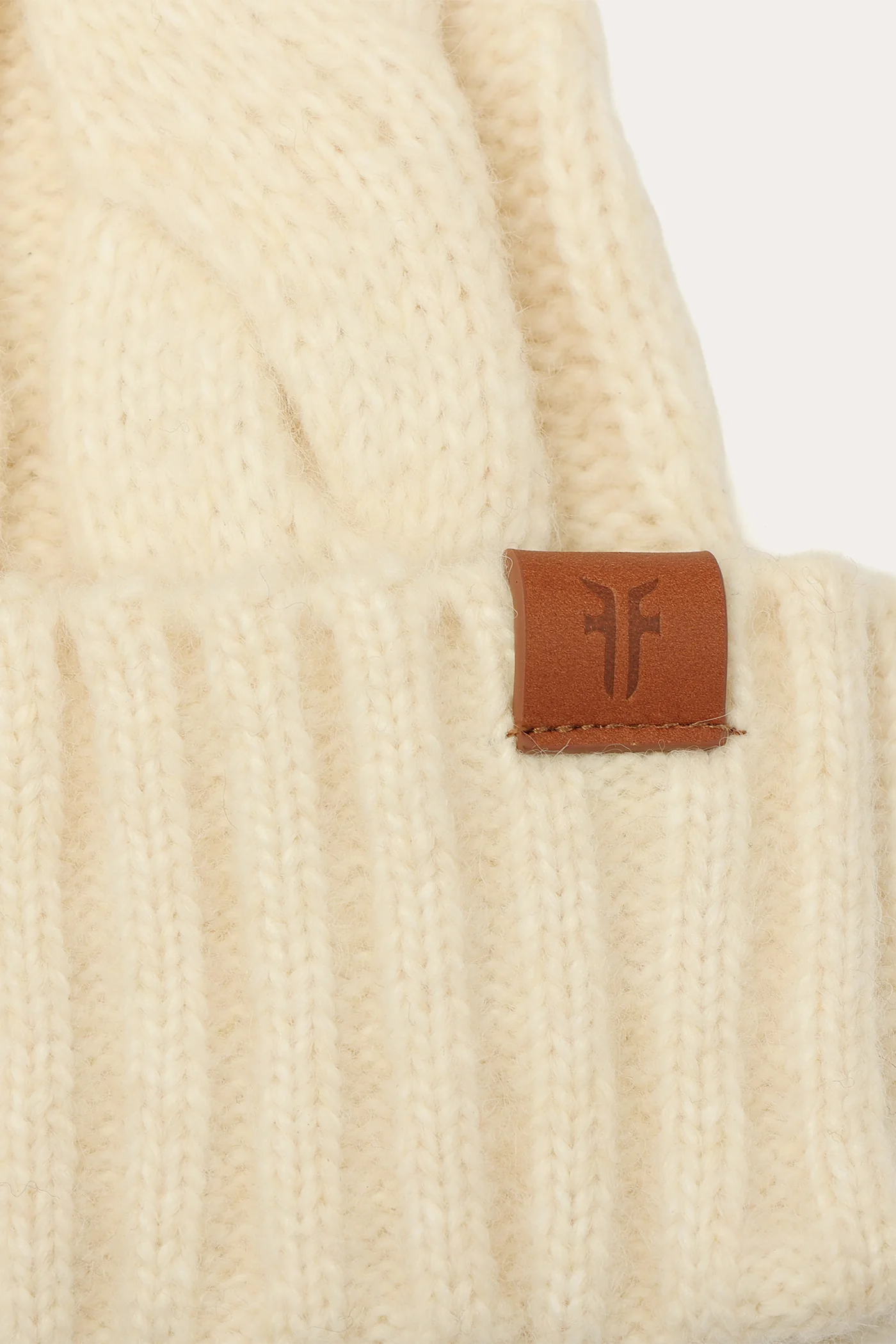 Wide Cable Cuff Hat - Image 4