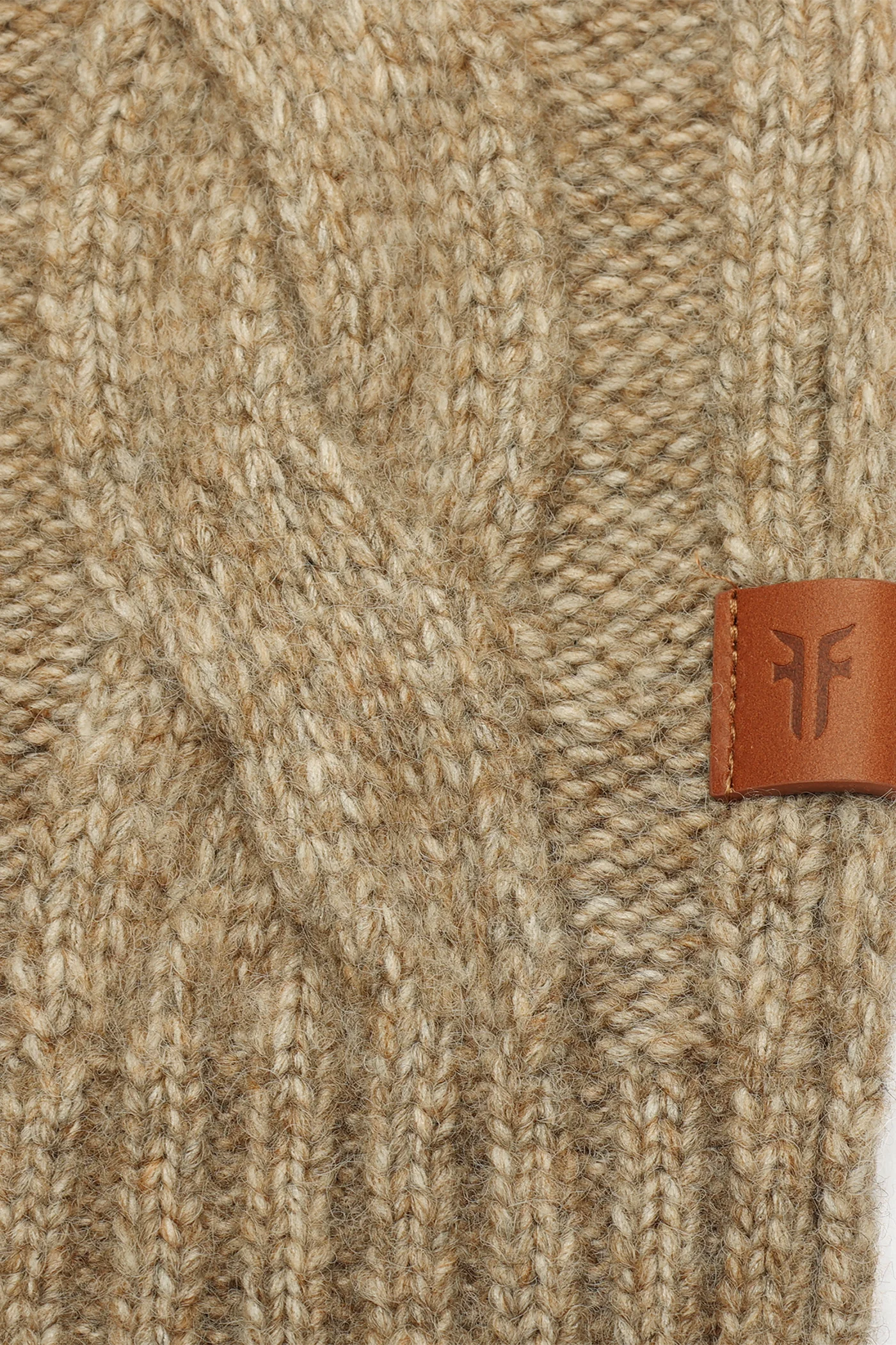 Wide Cable Scarf - Image 4