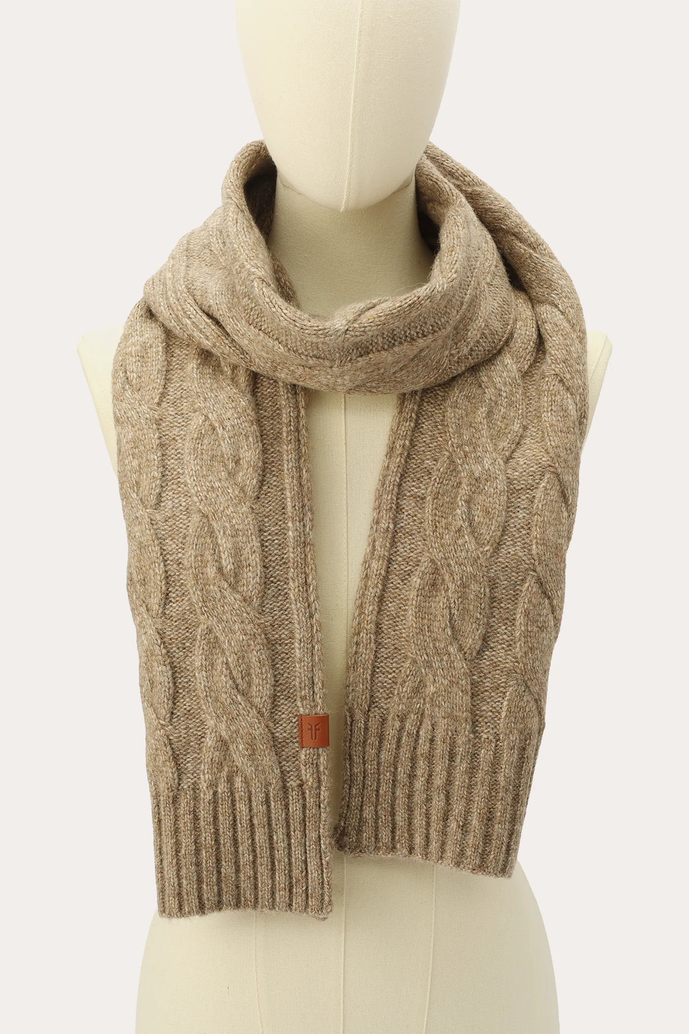 Wide Cable Scarf - Image 6