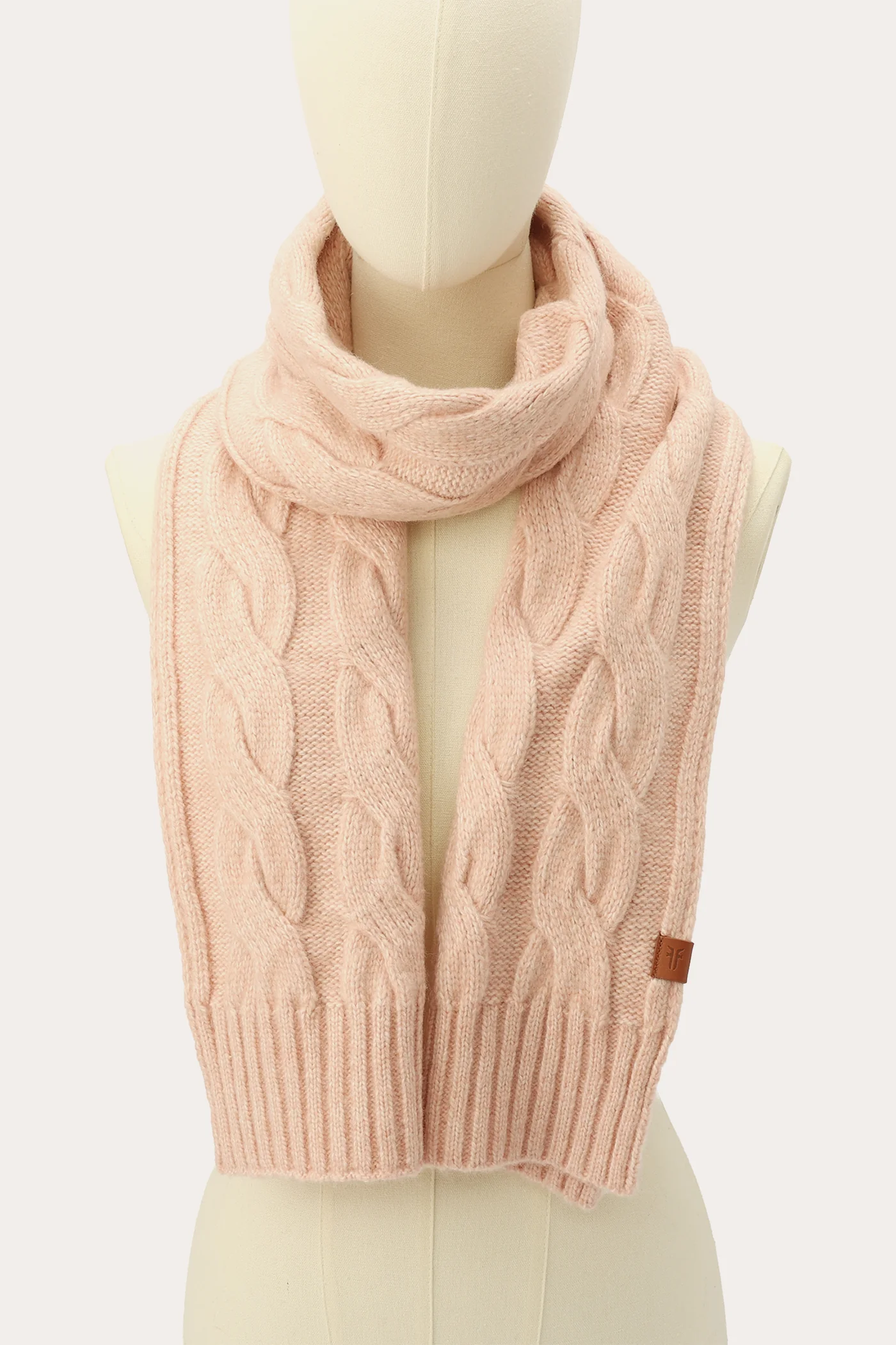 Wide Cable Scarf - Image 5