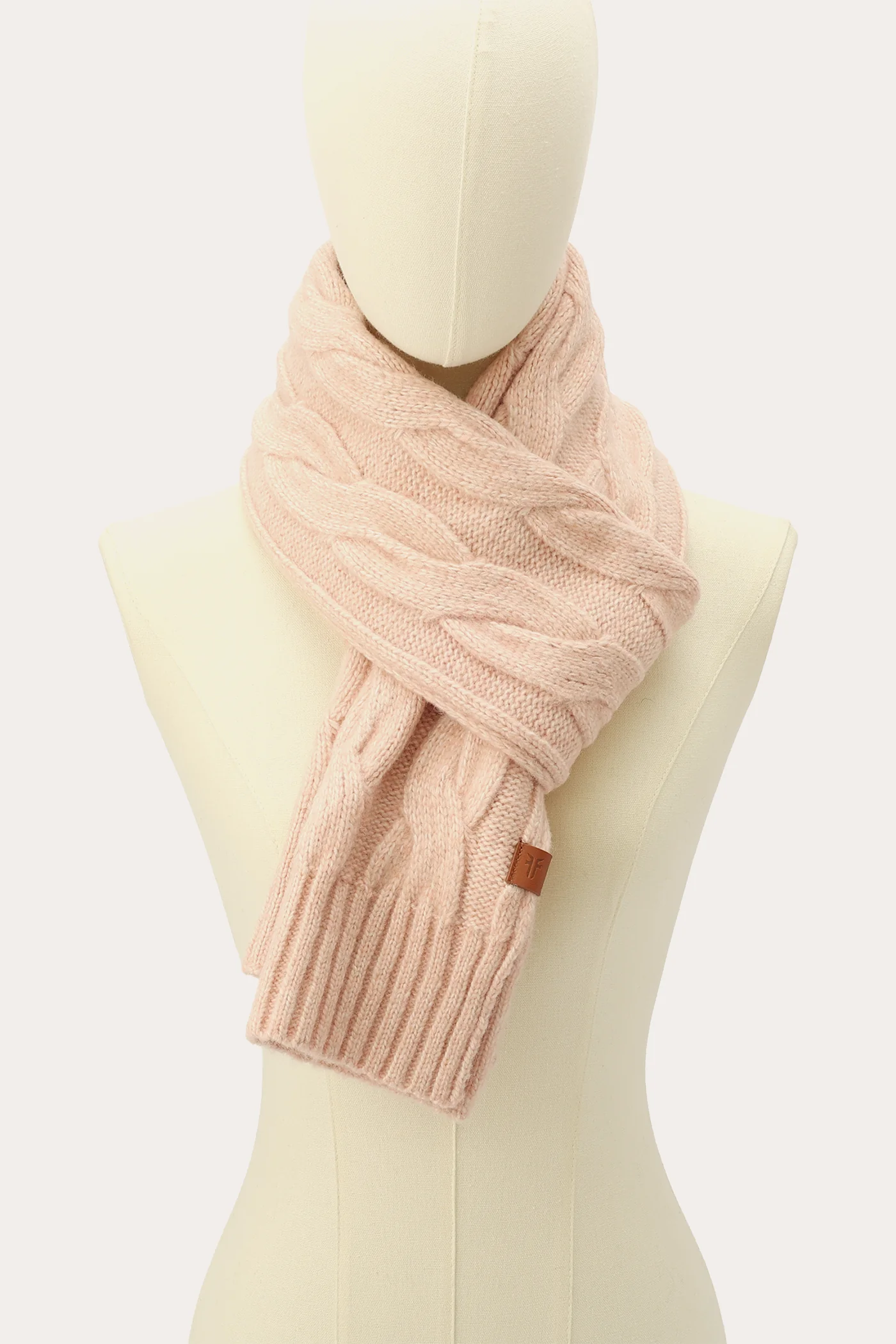 Wide Cable Scarf - Image 6